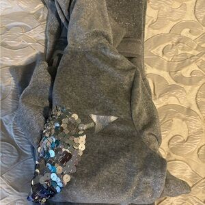 Victoria's Secret Pink Gray Sweatsuit with Sequin
